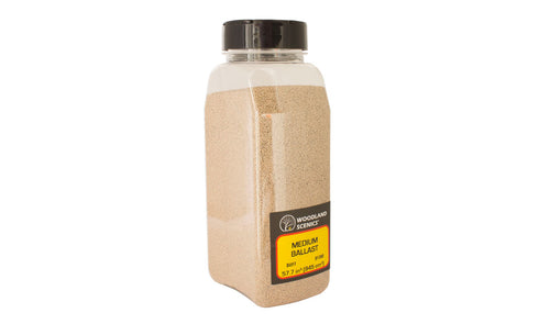 Woodland Scenics Ballast Coarse Buff Shaker