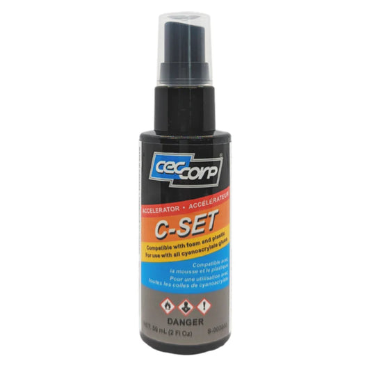 CEC Corp C-Set Mist Spray | CA Glue Accelerator 59ml/2oz