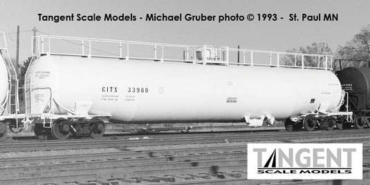 Tangent Scale Models HO Wagon-citerne NACC 1963-Design 30,000 Gallon double paroi GPL/AA - CITX - Location 1992+