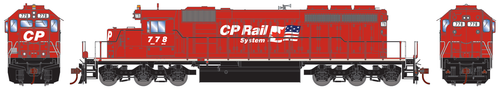 Athearn RTR HO SD40-2 w/DCC & Sound CPR Dual Flags : #778