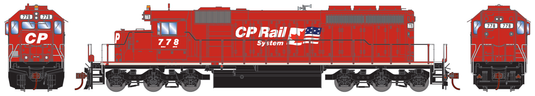 Athearn RTR HO SD40-2 w/DCC & Sound CPR Dual Flags : #778