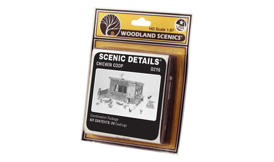 Woodland Scenics HO Chicken Coop - Kit