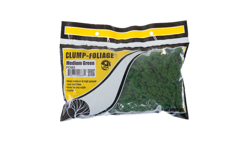 Chargez l&#39;image dans la visionneuse de la galerie, Woodland Scenics Clump-Foliage Medium Green 1 Quart 946mL
