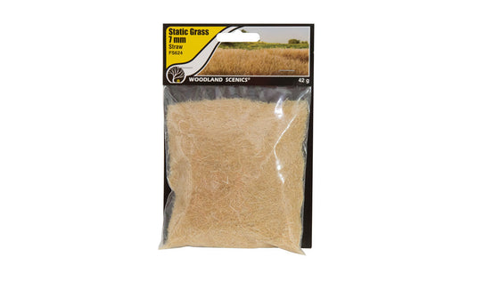 Woodland Scenics Static Grass - 1/4" 7mm Fibers