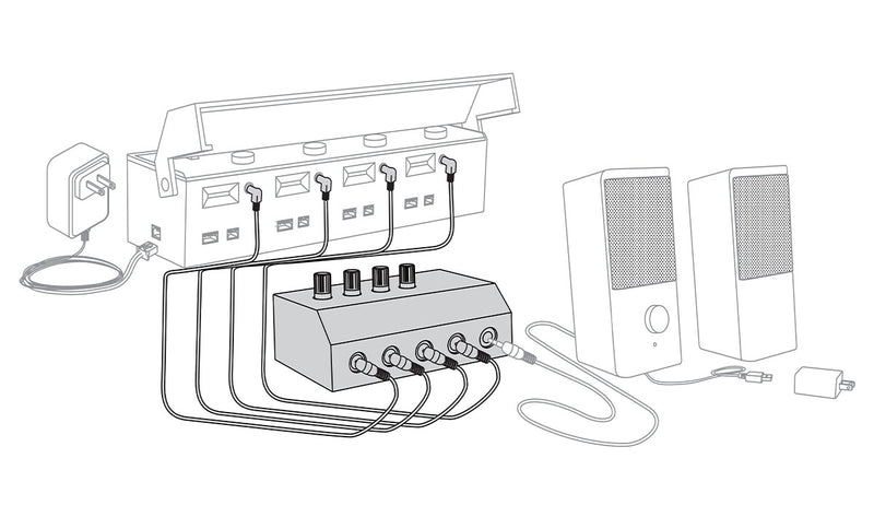 Load image into Gallery viewer, Woodland Scenics Just Plug® Sound System - Room Speaker Mixer
