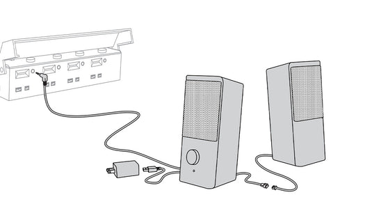 Woodland Scenics Just Plug® Sound System - Stereo Room Speakers