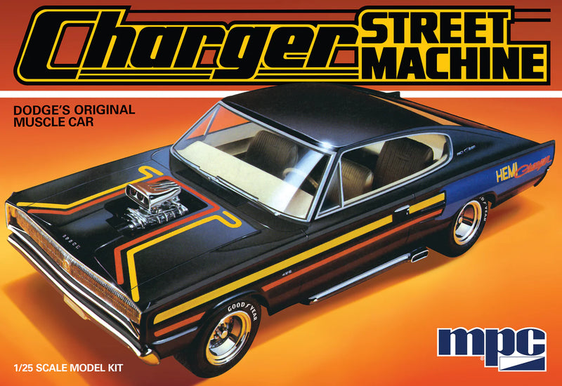 Chargez l'image dans la visionneuse de la galerie, MPC 1/25 1967 Dodge Charger Street Machine
