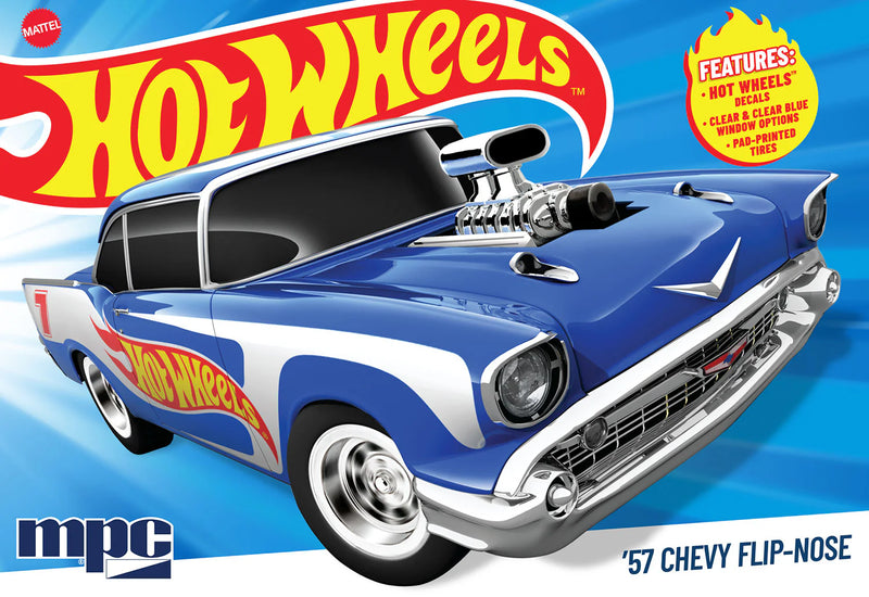 Chargez l'image dans la visionneuse de la galerie, MPC 1/25 1957 Chevy Sedan Flip Nose (Hot Wheels)
