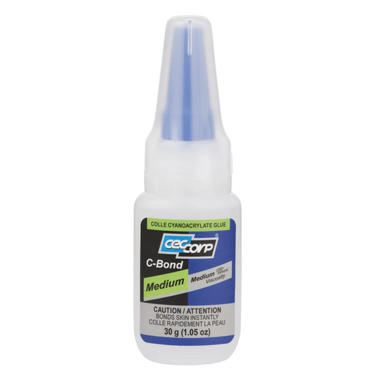CEC Corp C-Bond Medium | Medium Viscosity Cyanoacrylate Glue 30g/1oz