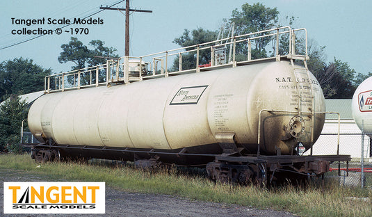Tangent Scale Models HO Wagon-citerne NACC 1963-Design 30,000 Gallon double paroi GPL/AA - NATX - Location