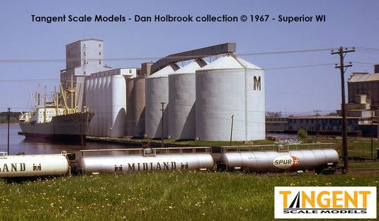 Tangent Scale Models HO Wagon-citerne NACC 1963-Design 30,000 Gallon double paroi GPL/AA - NATX - Murphy SPUR Delivery 1965