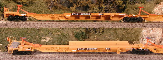 Bowser HO Trinity 53' "RAF 53C" Spine Cars - TTAX
