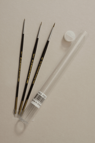 Atlas Brush Red Sable Red Fox Assortment (3)