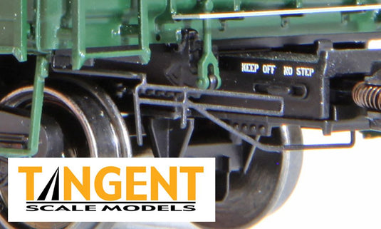 Tangent Scale Models HO Coupler Lift Bars – Type 2 – Cushion Underframe Coupler Lift Bars – 4 Pairs
