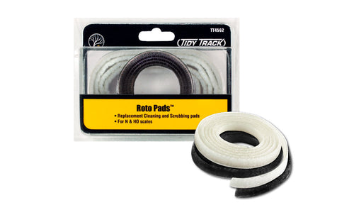 Woodland Scenics Tidy Track Roto Pads for HO & N