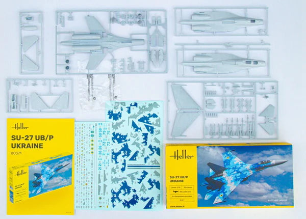 Load image into Gallery viewer, Heller 1/72 SU-27 UB/P Ukraine
