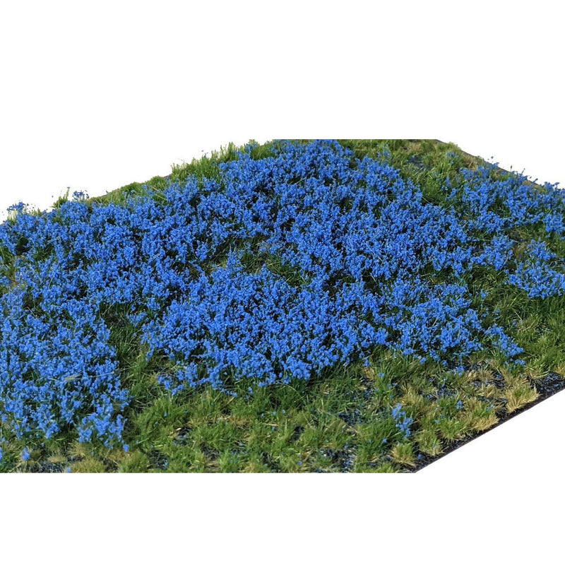 Chargez l'image dans la visionneuse de la galerie, Martin Welberg – Touffes d'herbe étagées fleuries (Layered Tufts with Flowers) – 2-6 mm / Bleu (Blue) (440-PB262)
