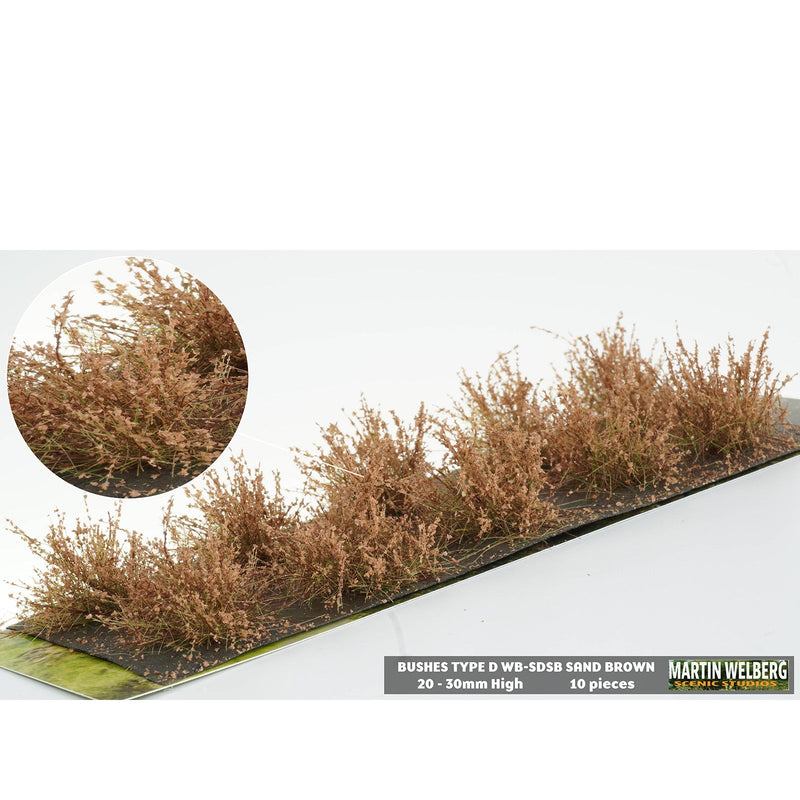 Load image into Gallery viewer, Martin Welberg – Buissons (Bushes) – Type D / Brun grès (Sandstone Brown) (440-SDSB)
