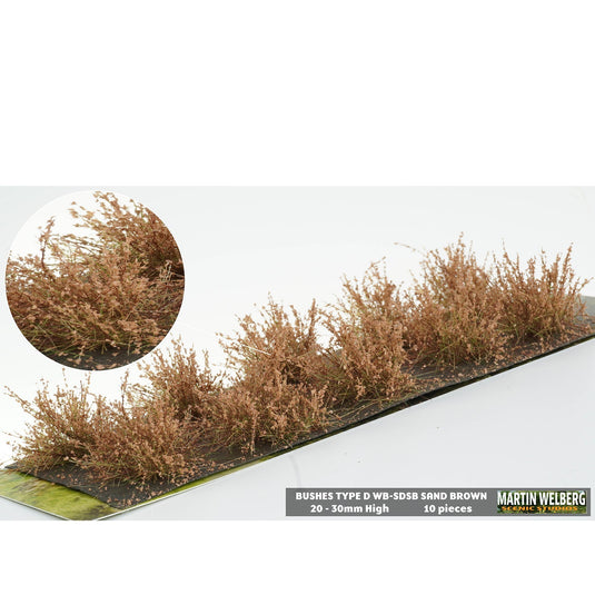 Martin Welberg – Buissons (Bushes) – Type D / Brun grès (Sandstone Brown) (440-SDSB)
