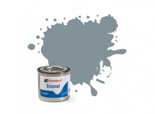 Humbrol Émail mat – Gris acier (Steel Grey) N° 87 (14 ml)