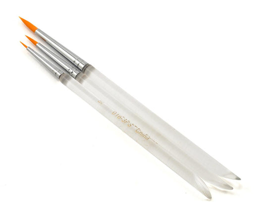 Pinceaux de detail Taklon Atlas Brush style 016, ensemble de 3 (5/0, 0 et 2)
