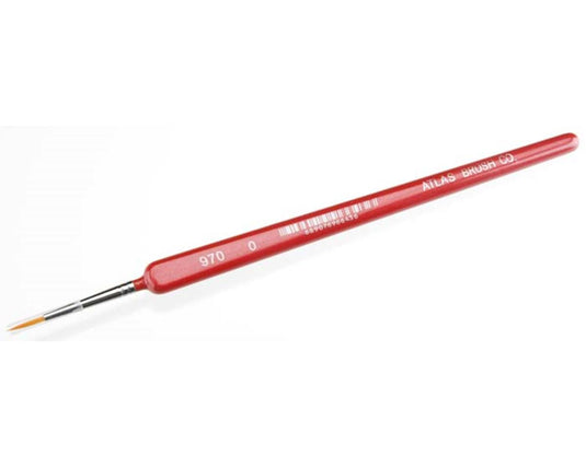 Pinceau de detail Golden Taklon Atlas Brush 970, taille 0, manche triangulaire