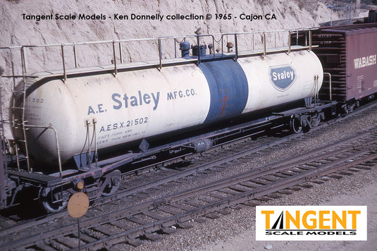 Tangent Scale Models HO Wagon-citerne NACC 1963-Design 20,500 Gallon Non-isolé - Staley - AESX