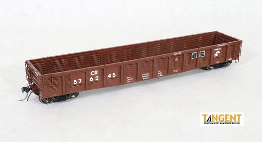 Tangent Scale Models HO Conrail (CR) “G43A Repaint 1980” Mill Gondola