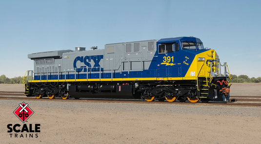 ScaleTrains Rivet Counter HO GE AC4400CW w/DCC & Sound - CSX / YN2 / Spirit of Dante : #391