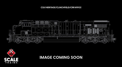 ScaleTrains Rivet Counter HO GE ES44AH w/DCC & Sound - CSX/Heritage/Clinchfield/CRR #1902