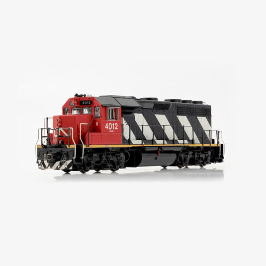 Rapido Trains HO GMD GP40 DCC & Sound - Canadaen National (Zebra Stripes)