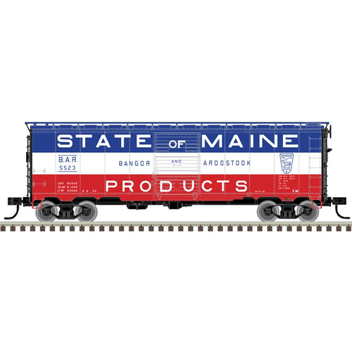 Atlas Master Line HO 1932 ARA 40' Steel Boxcar - Bangor & Aroostook