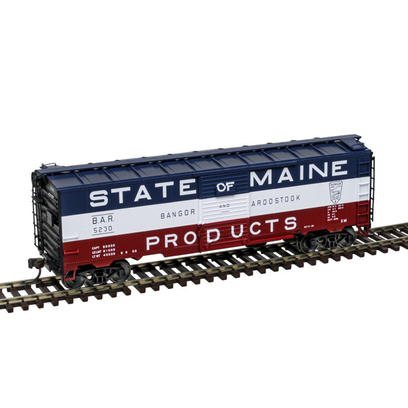 Load image into Gallery viewer, Atlas Master Line HO 1932 ARA 40' Steel Boxcar - Bangor &amp; Aroostook - State of Maine
