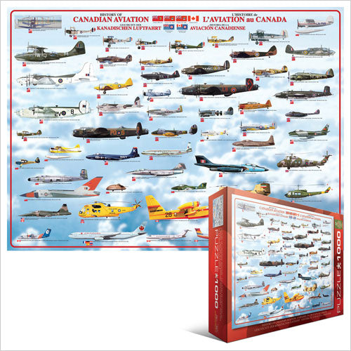Superior Art Editions Puzzle - History of Canadian Aviation (1000 Pieces)