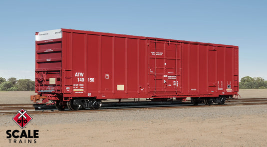 ScaleTrains Rivet Counter HO Trinity 60' 7500 8' Double-Plug-Door High-Cube Boxcar - A&W