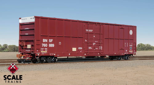 ScaleTrains Rivet Counter HO Trinity 60' 7500 8' Double-Plug-Door High-Cube Boxcar - BNSF