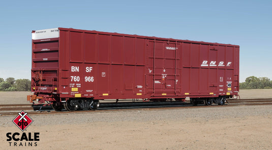 ScaleTrains Rivet Counter HO Trinity 60' 7500 8' Double-Plug-Door High-Cube Boxcar - BNSF #760966