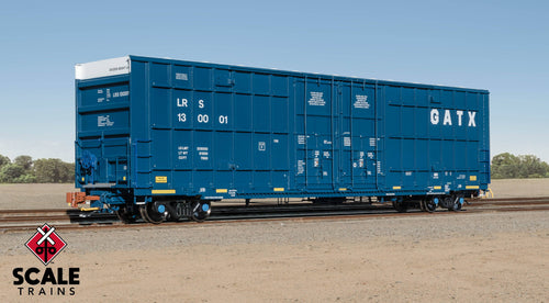 ScaleTrains Rivet Counter HO Trinity 60' 7500 8' Double-Plug-Door High-Cube Boxcar - GATX