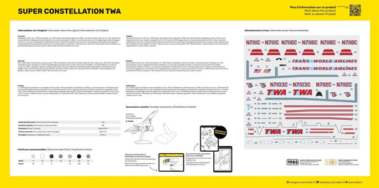 Heller 1/72 Lockheed L-1049 Super Constellation TWA - Kit