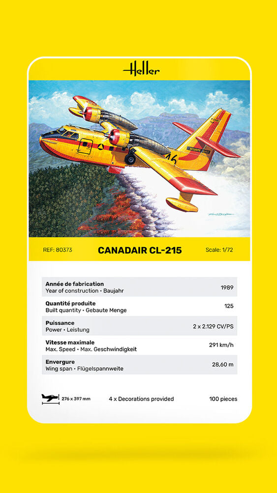 Load image into Gallery viewer, Heller 1/72 Canadair CL-215 Super Scooper - Kit
