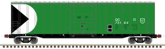 Atlas HO wagon couvert NSC 5277 Quebec Central vert et blanc
