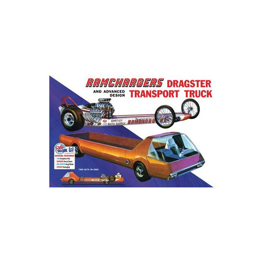 MPC 1/25 Ramchargers Dragster & Transporter Truck