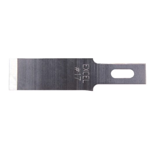 Excel Light Duty Replacement Blades (Fit K1 K3 K17 K18 K30 & K40 Handles) - #17 Small Chisel pkg(5) Carded