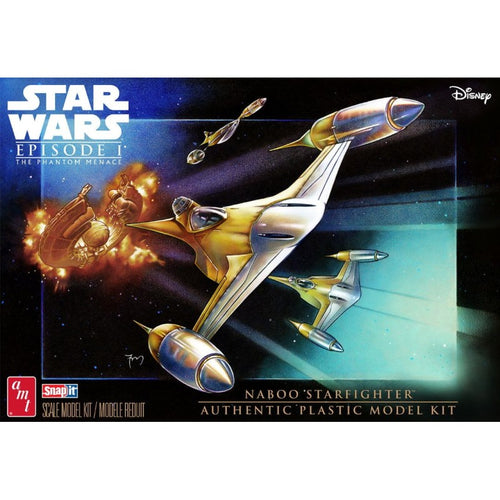 AMT 1/48 Star Wars Phantom Menace N-1 Naboo Star Fighte Snap Kit