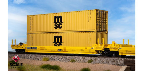 ScaleTrains Operator HO 40’ Modern Angled Container - MSC