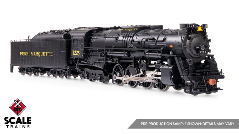 Load image into Gallery viewer, Fox Valley HO 2-8-4 Berkshire Steam w/DCC &amp; Sound - Pere Marquette (Excursion 2009+) : #1225
