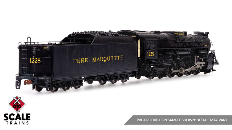 Load image into Gallery viewer, Fox Valley HO 2-8-4 Berkshire Steam w/DCC &amp; Sound - Pere Marquette (Excursion 2009+) : #1225
