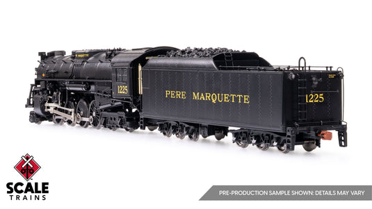 Fox Valley HO 2-8-4 Berkshire Steam w/DCC & Sound - Pere Marquette (Excursion 2009+) :