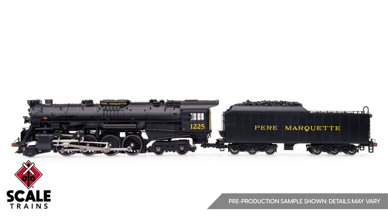 Load image into Gallery viewer, Fox Valley HO 2-8-4 Berkshire Steam w/DCC &amp; Sound - Pere Marquette (Excursion 2009+) : #1225

