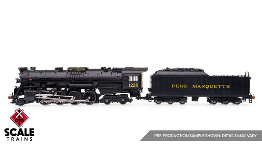 Fox Valley HO 2-8-4 Berkshire Steam w/DCC & Sound - Pere Marquette (Excursion 2009+) :